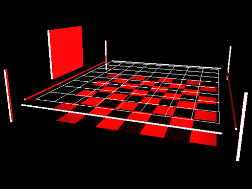 model of the sensor grid