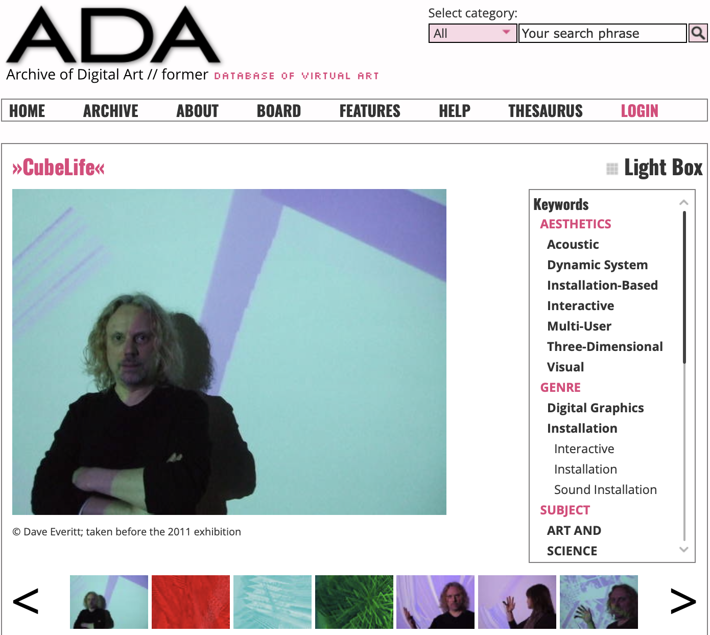 cubeLife web page on ADA